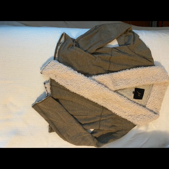 Jack by bb Dakota Sherpa cardigan light brown - Picture 2 of 7